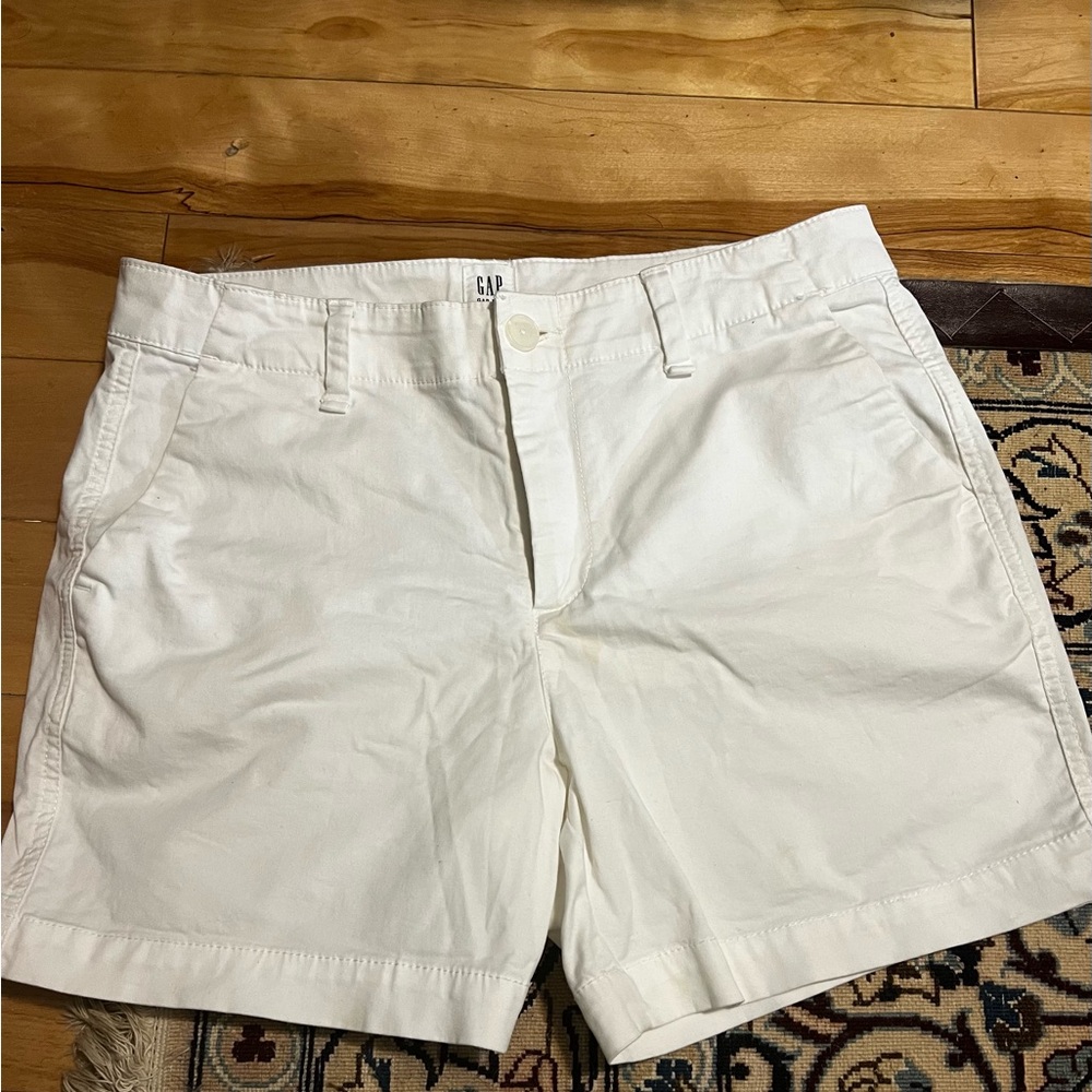 woman white short